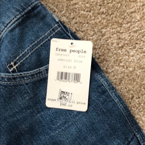 New with tags!!  Free people jeans - Picture 2 of 3